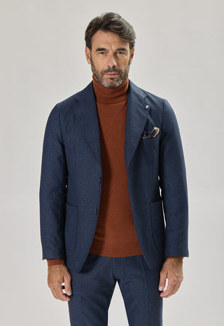 Single-Breasted Pinstripe Jacket