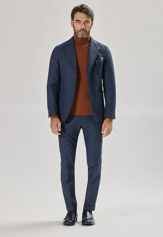 Single-Breasted Pinstripe Jacket
