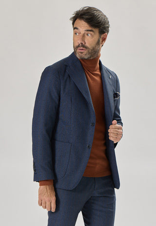 Single-Breasted Pinstripe Jacket