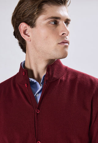 Cardigan Neck con Bottoni