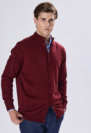 Cardigan Neck con Bottoni