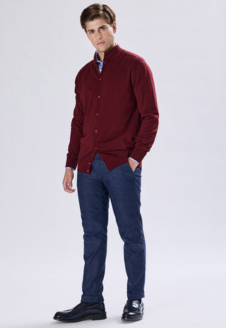 Cardigan Neck con Bottoni