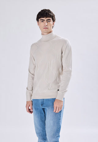 Geometric Pattern Turtleneck