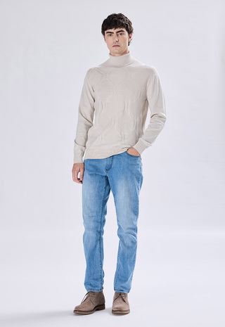 Geometric Pattern Turtleneck