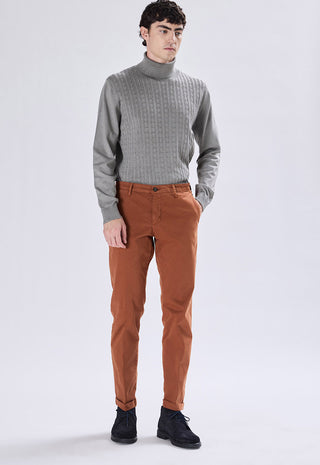 Pantalone Chino Raso Slim Fit