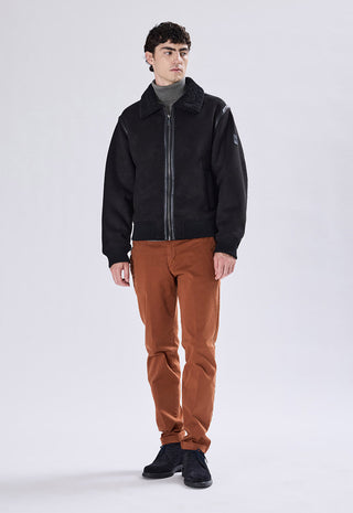 Bomber Montone Scamosciato