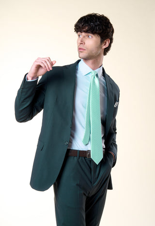 Abito Classico in Lana di Tasmania|Colore:Verde