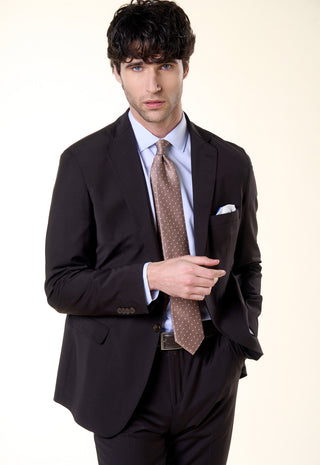 Abito Classico in Lana di Tasmania|Colore:Marrone