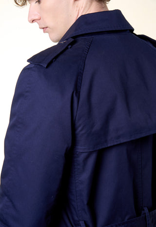 Trench Doppiopetto|Colore:Blu