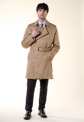 Trench Doppiopetto|Colore:Beige