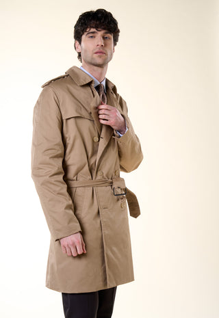 Trench Doppiopetto|Colore:Beige