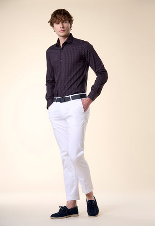 Camicia Slim Fit Micro-Check|Colore:Fant 01