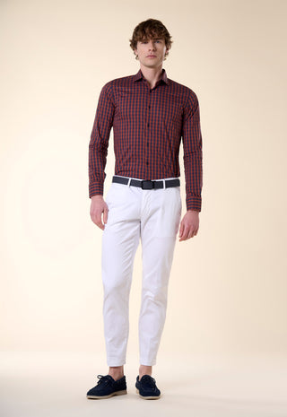 Camicia Slim Fit Micro-Check|Colore:Fant 02