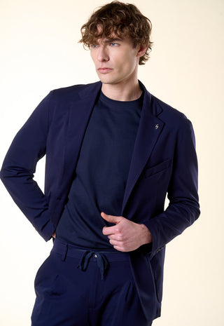 Giacca Piuma Tech|Colore:Blu navy