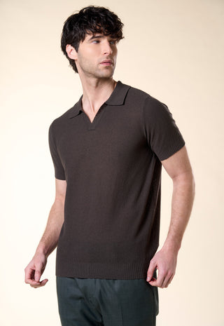 Polo Slim-Fit in Jersey di Cotone|Colore:Militare