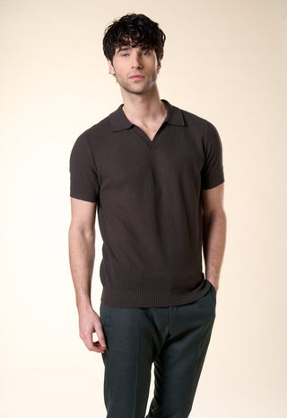 Polo Slim-Fit in Jersey di Cotone|Colore:Militare