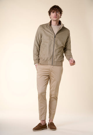 Giacca Bomber Dainetto Forato|Colore:Cammello