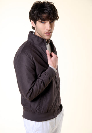 Giacca Bomber Dainetto Forato|Colore:Bruciato