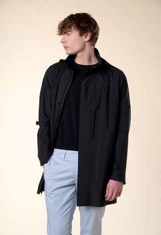Giacca Tecnica con Cappuccio|Colore:Nero