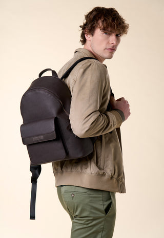 Zaino Urban Saffiano|Colore:Dark brown