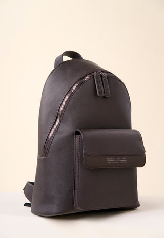 Zaino Urban Saffiano|Colore:Dark brown