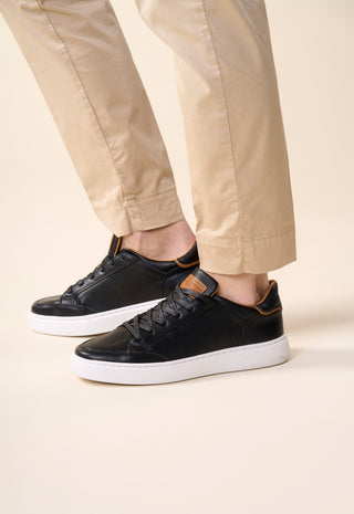 Sneaker Urban Minimal in Pelle|Colore:Black