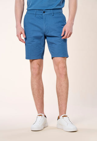 Bermuda Chino in Cotone Stretch|Colore:Cielo