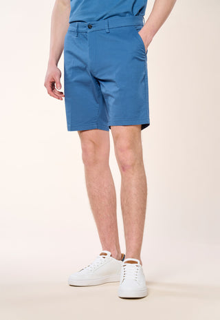 Bermuda Chino in Cotone Stretch|Colore:Cielo