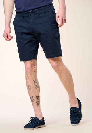 Bermuda Chino in Cotone Stretch|Colore:Dark blu