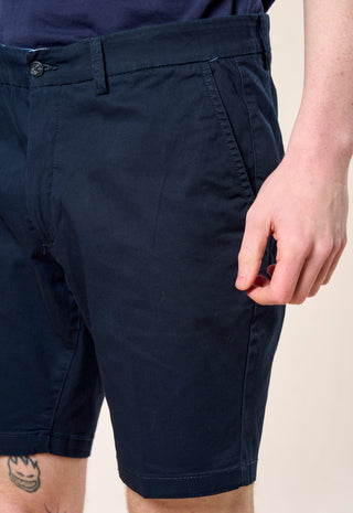 Bermuda Chino in Cotone Stretch|Colore:Dark blu