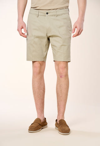 Bermuda Chino in Cotone Stretch|Colore:Toupe