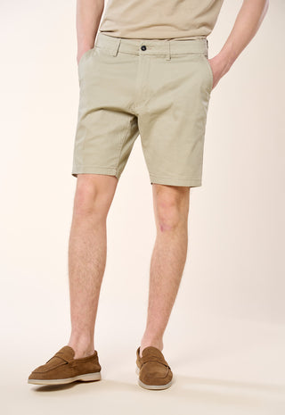 Bermuda Chino in Cotone Stretch|Colore:Toupe