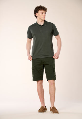 Polo Piquet 100% Cotone|Colore:Verde