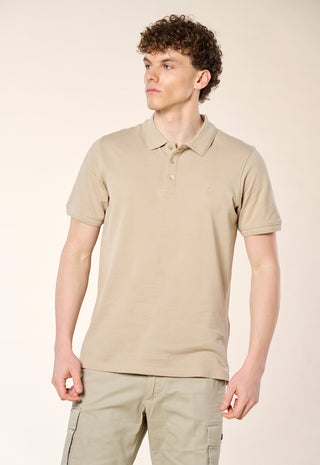 Polo Piquet 100% Cotone|Colore:Taupe