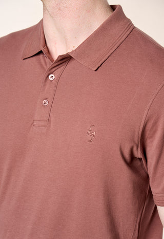 Polo Piquet 100% Cotone|Colore:Mattone