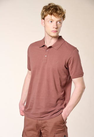 Polo Piquet 100% Cotone|Colore:Mattone