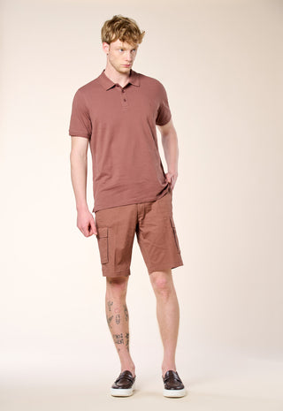 Polo Piquet 100% Cotone|Colore:Mattone