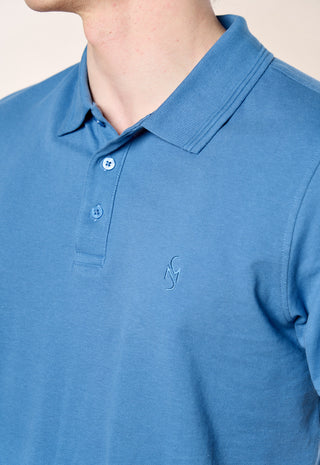 Polo Piquet 100% Cotone|Colore:Cielo