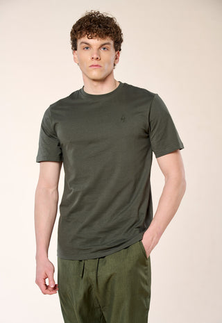 T-Shirt Basic 100% Puro Cotone|Colore:Verde