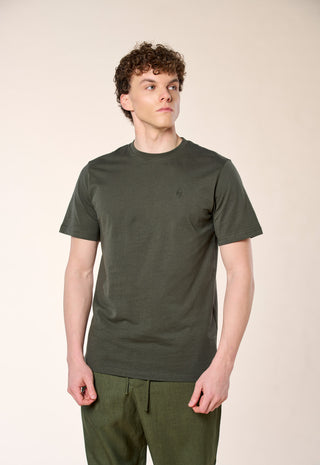 T-Shirt Basic 100% Puro Cotone|Colore:Verde