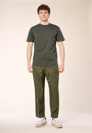 T-Shirt Basic 100% Puro Cotone|Colore:Verde