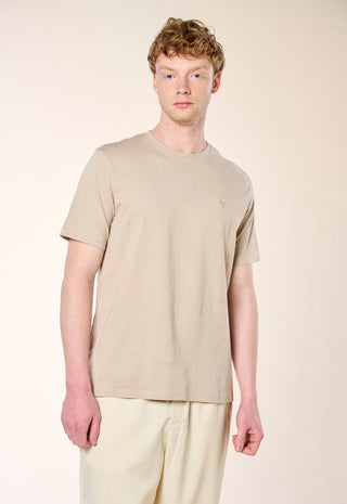 T-Shirt Basic 100% Puro Cotone|Colore:Taupe
