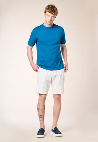 T-Shirt Basic 100% Puro Cotone|Colore:Ottanio