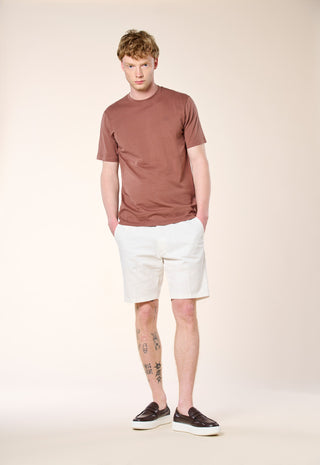 T-Shirt Basic 100% Puro Cotone|Colore:Mattone
