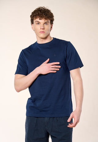 T-Shirt Basic 100% Puro Cotone|Colore:Light blue