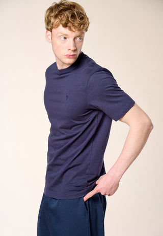 T-Shirt Basic 100% Puro Cotone|Colore:Dark blu
