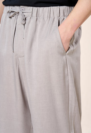 Pantalone Relaxed Fit con Coulisse|Colore:Grigio