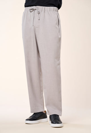 Pantalone Relaxed Fit con Coulisse|Colore:Grigio