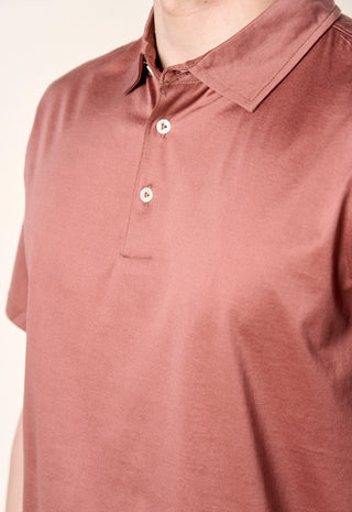 Polo in Filo di Scozia|Colore:Mattone