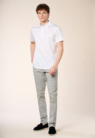 Polo in Filo di Scozia|Colore:Bianco